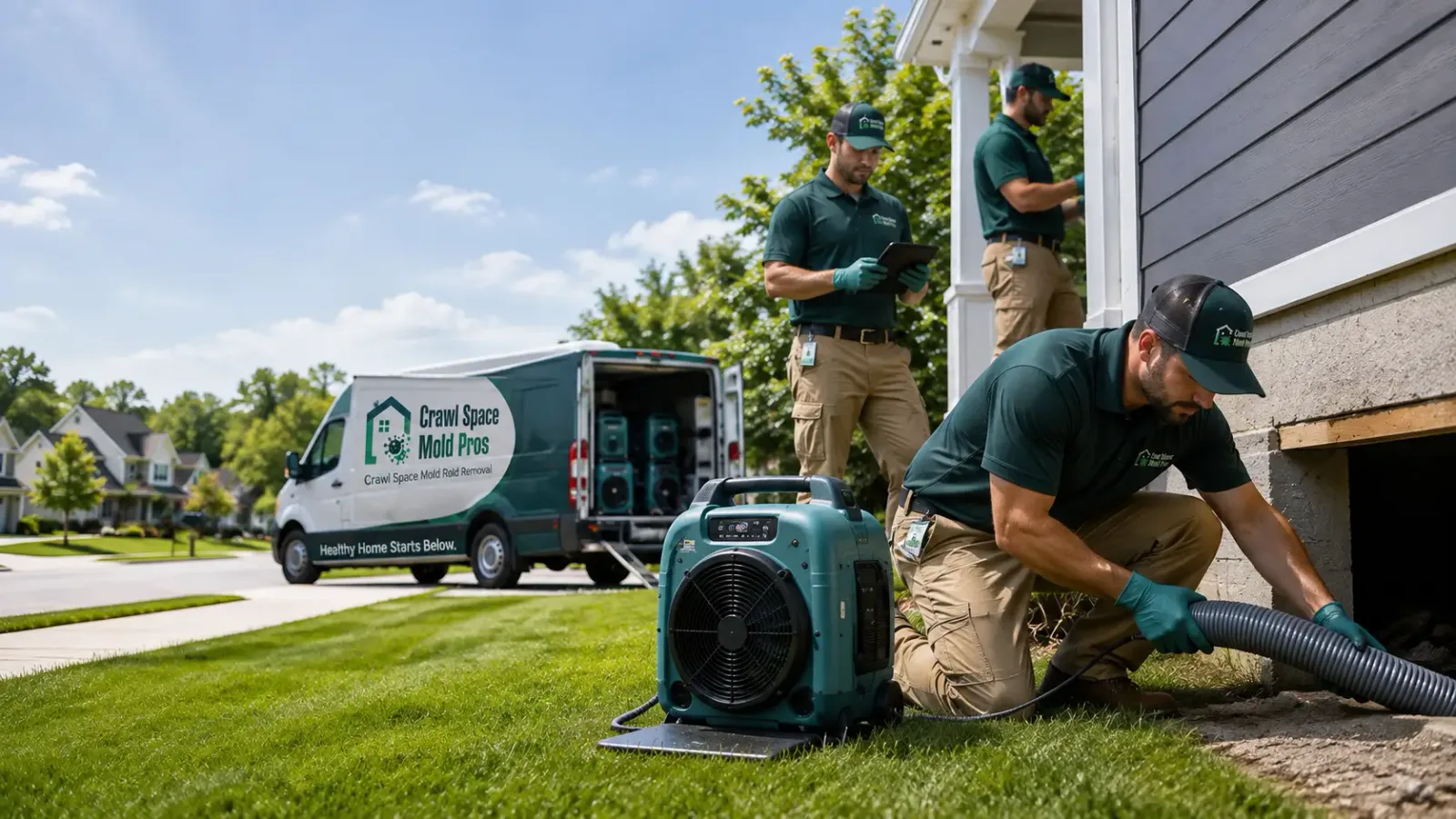 Crawl Space Mold Removal in Imlay City, MI